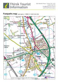 Print a footpaths map