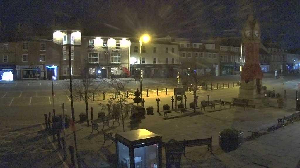 Thirsk webcam overlooking the Market Place