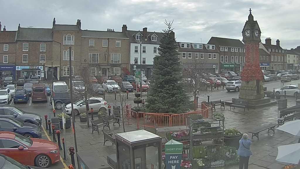 Thirsk webcam overlooking the Market Place