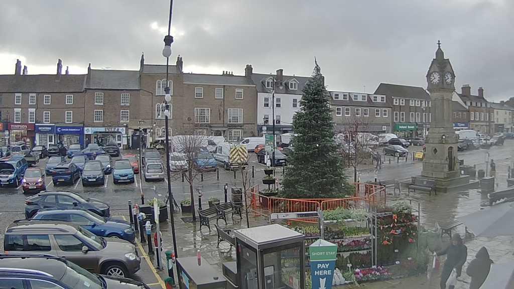 Thirsk webcam overlooking the Market Place