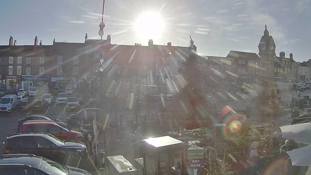 Thirsk webcam overlooking the Market Place