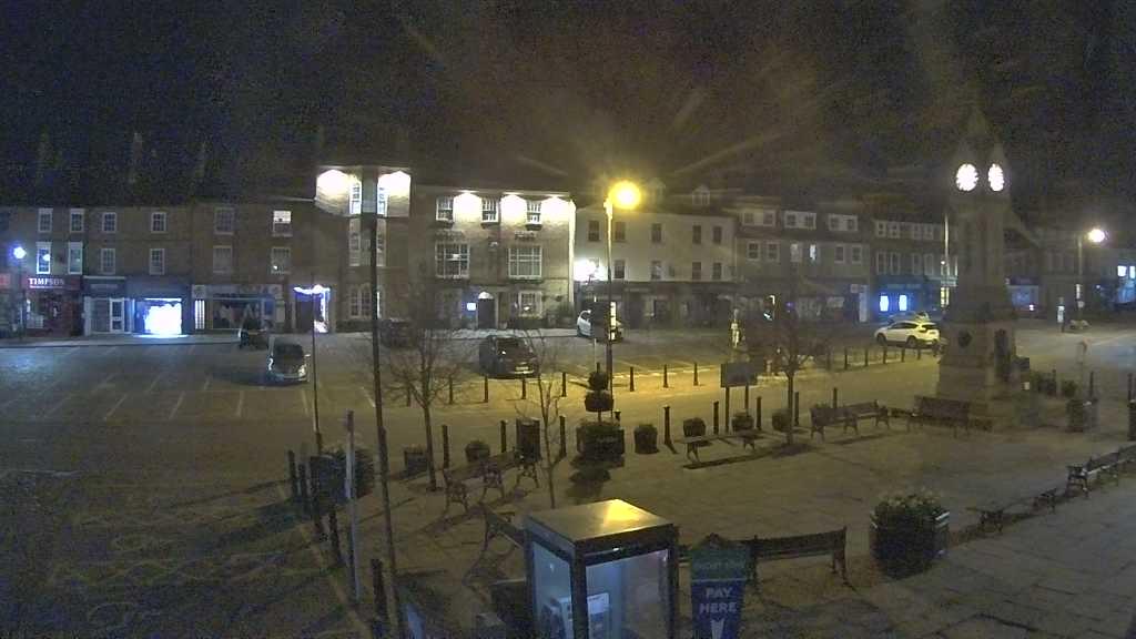 Thirsk webcam overlooking the Market Place