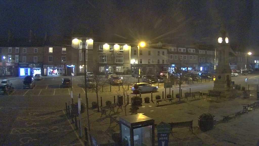 Thirsk webcam overlooking the Market Place