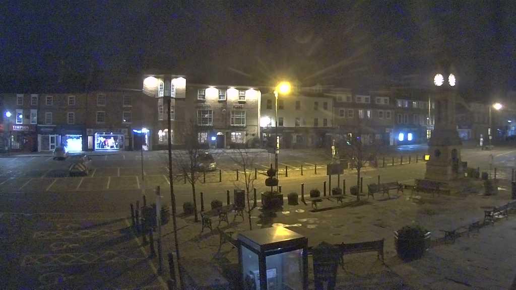 Thirsk webcam overlooking the Market Place