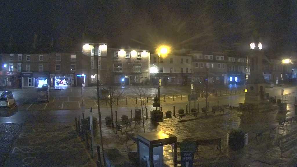 Thirsk webcam overlooking the Market Place