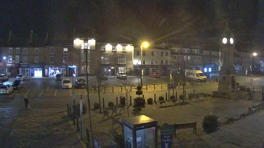 Thirsk webcam overlooking the Market Place
