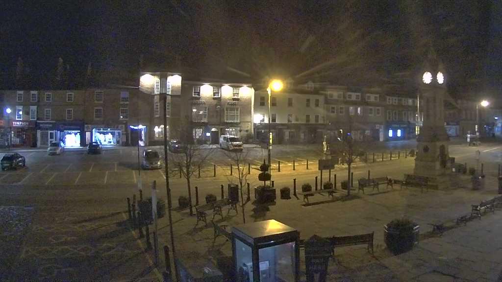 Thirsk webcam overlooking the Market Place