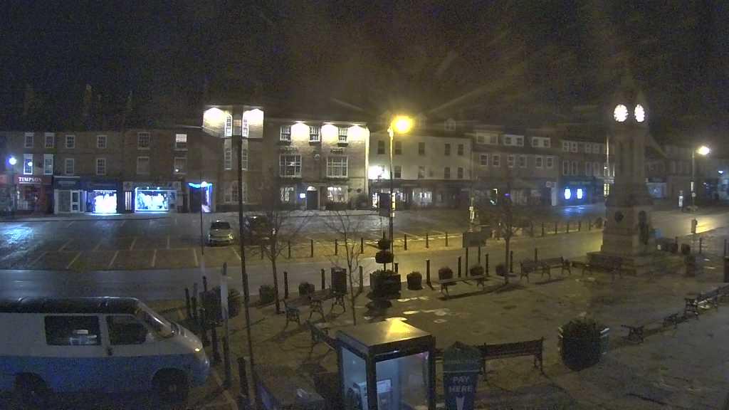 Thirsk webcam overlooking the Market Place