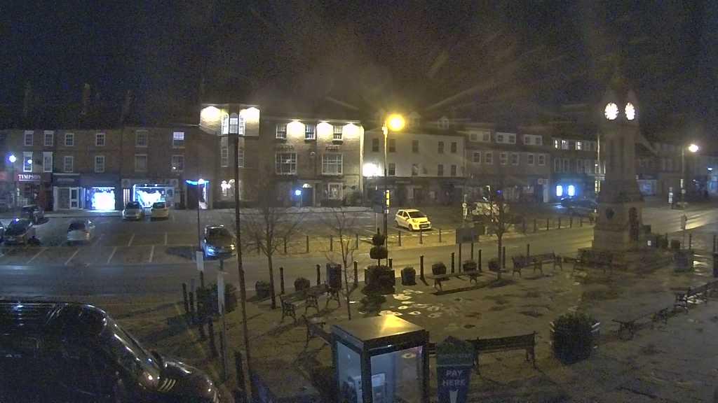 Thirsk webcam overlooking the Market Place