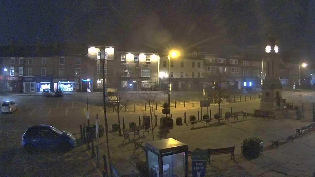 Thirsk webcam overlooking the Market Place