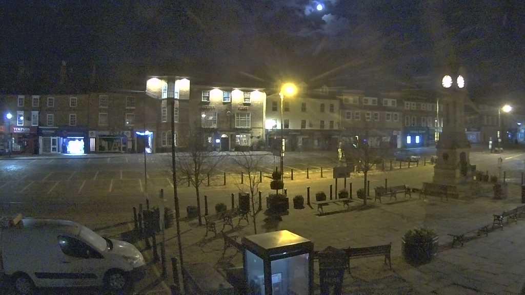 Thirsk webcam overlooking the Market Place
