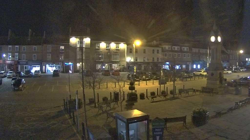 Thirsk webcam overlooking the Market Place