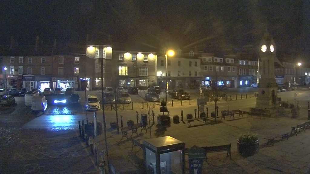 Thirsk webcam overlooking the Market Place