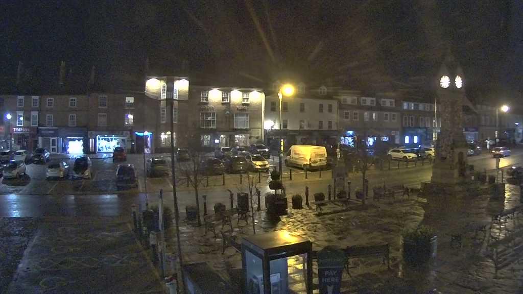 Thirsk webcam overlooking the Market Place