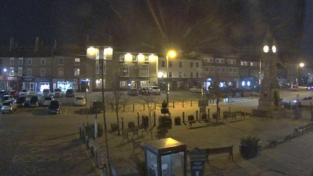 Thirsk webcam overlooking the Market Place