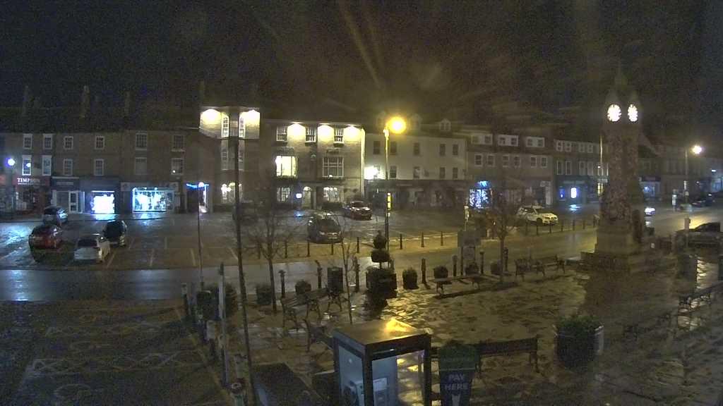 Thirsk webcam overlooking the Market Place