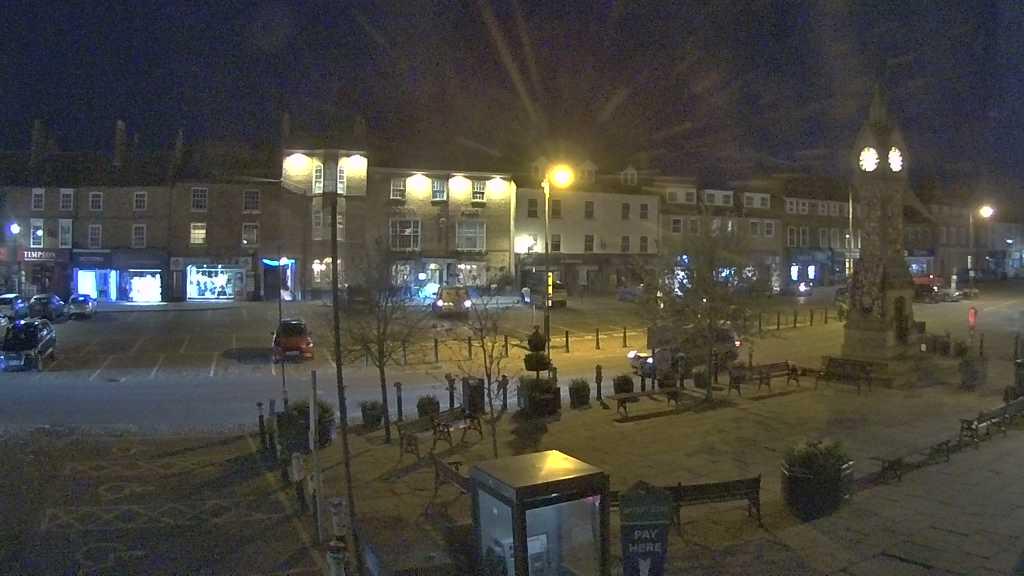 Thirsk webcam overlooking the Market Place