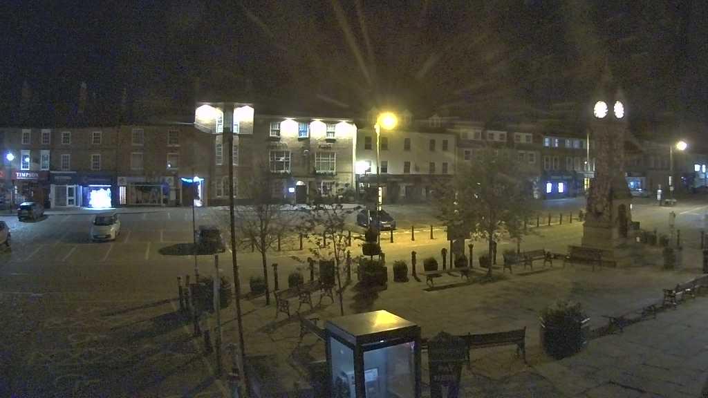 Thirsk webcam overlooking the Market Place