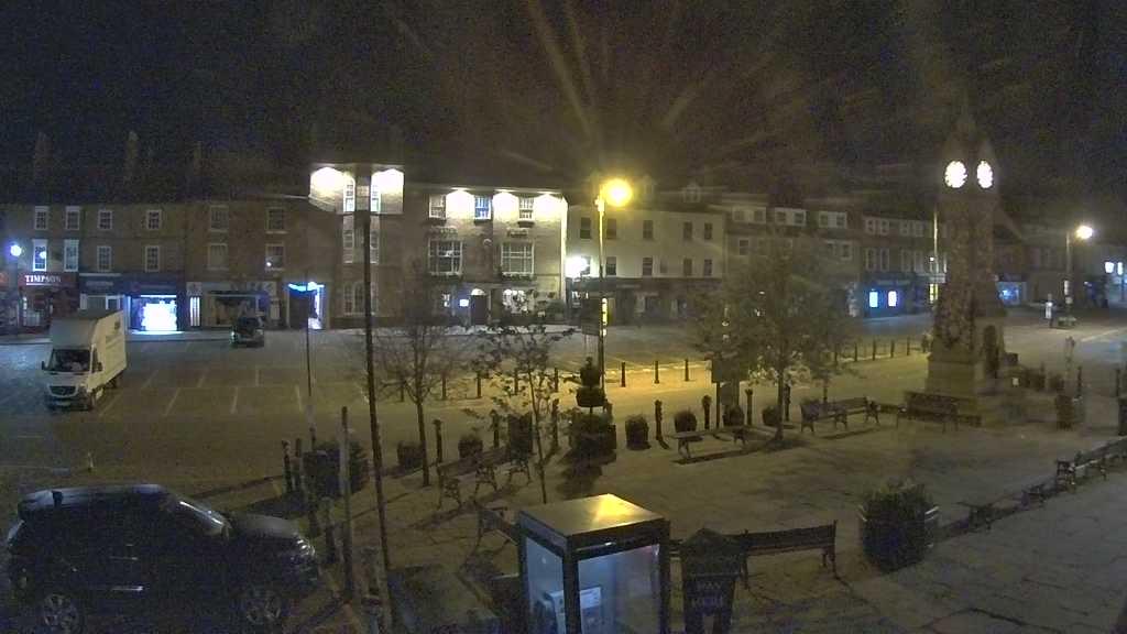 Thirsk webcam overlooking the Market Place