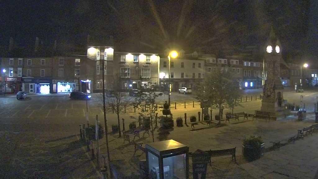 Thirsk webcam overlooking the Market Place