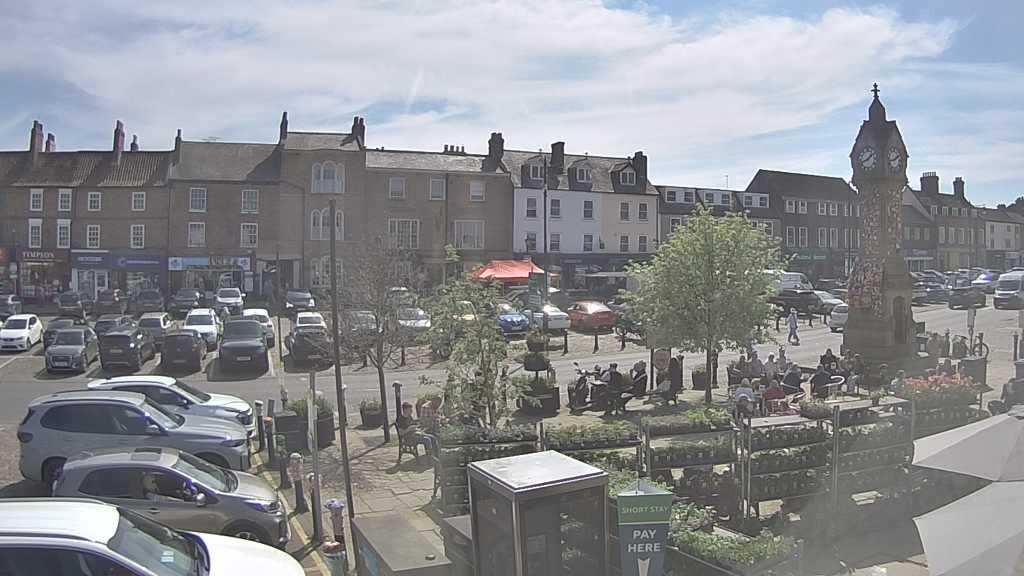 Thirsk webcam overlooking the Market Place