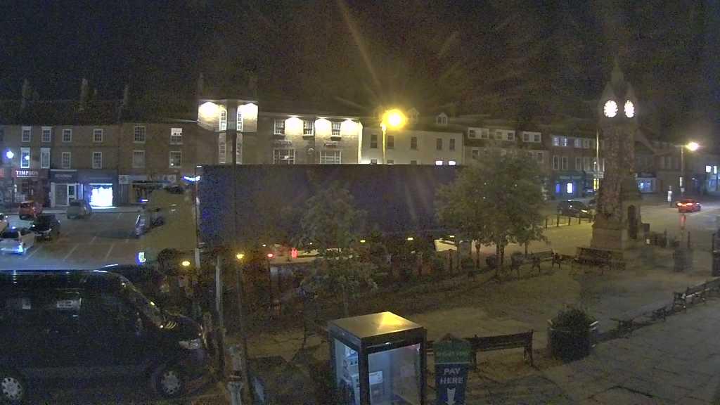 Thirsk webcam overlooking the Market Place