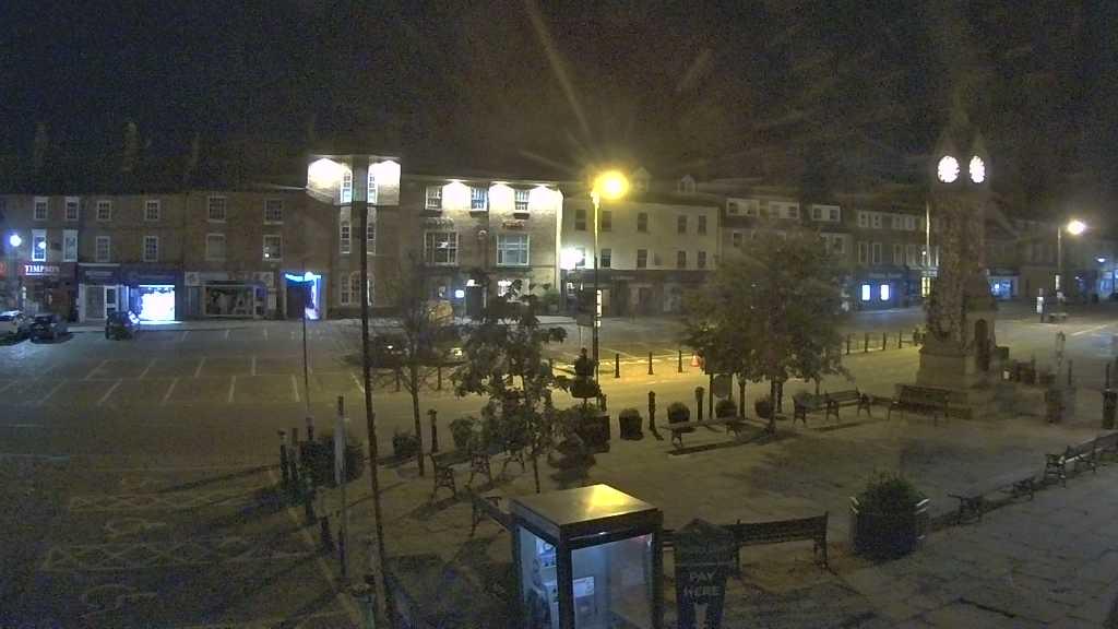 Thirsk webcam overlooking the Market Place