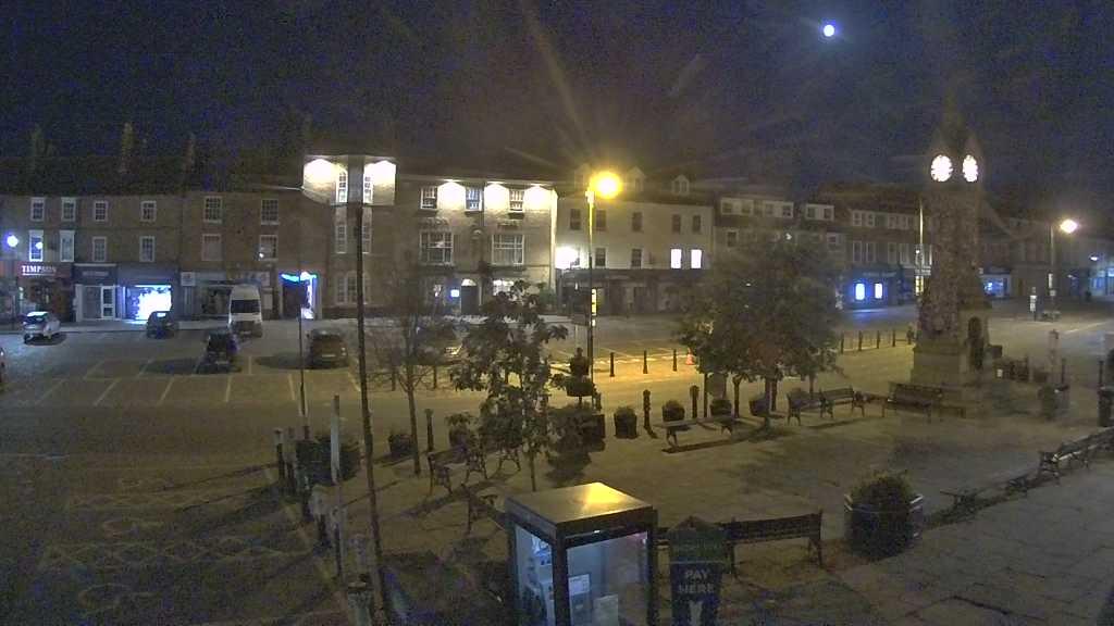 Thirsk webcam overlooking the Market Place