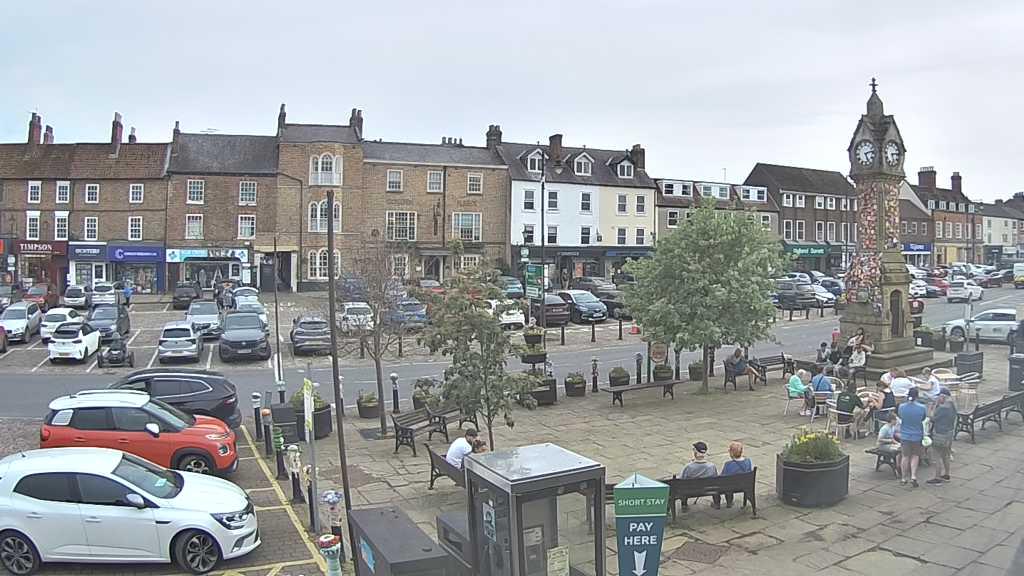 Thirsk webcam overlooking the Market Place