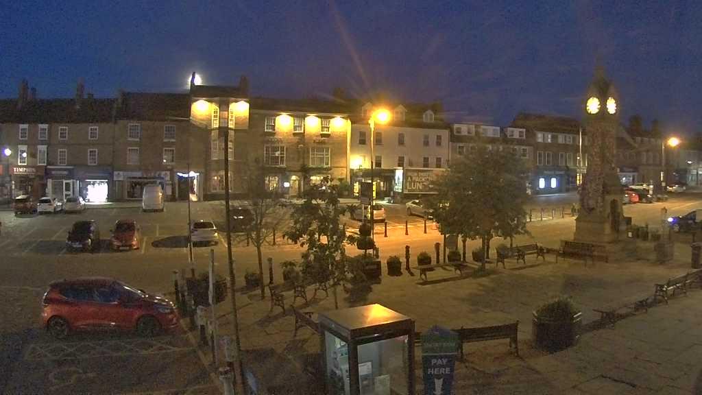 Thirsk webcam overlooking the Market Place