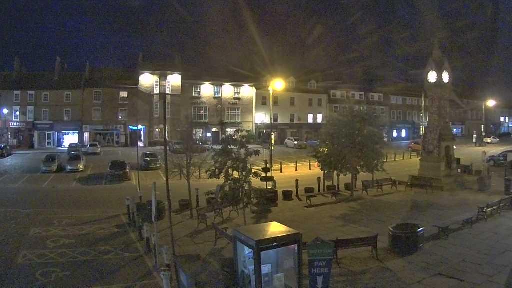 Thirsk webcam overlooking the Market Place