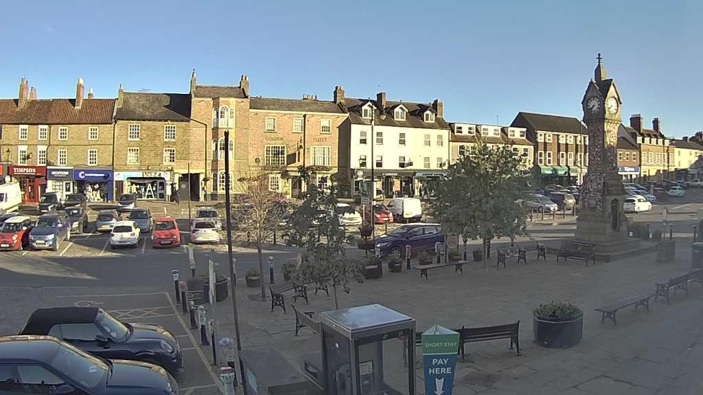 Thirsk webcam overlooking the Market Place