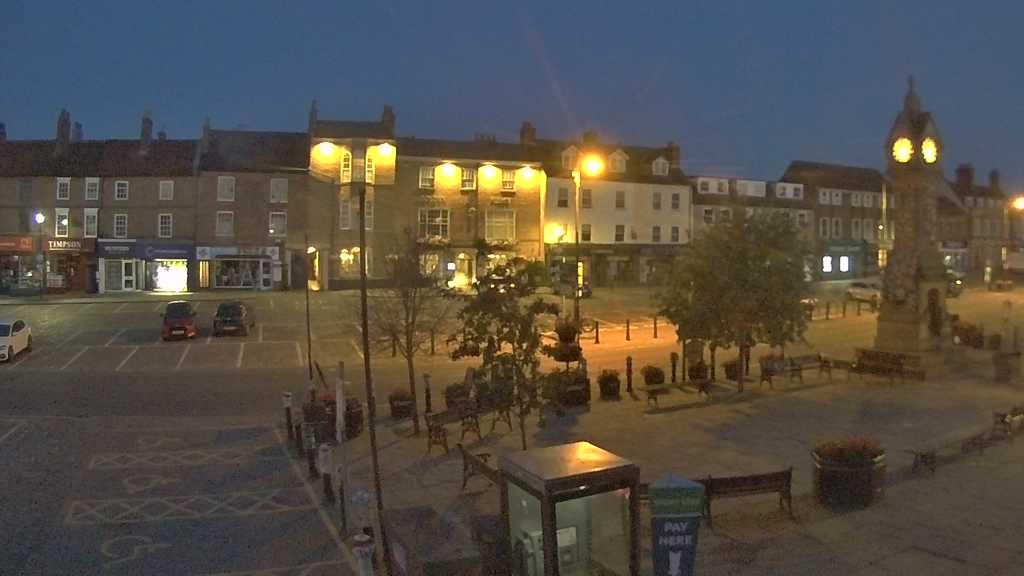 Thirsk webcam overlooking the Market Place