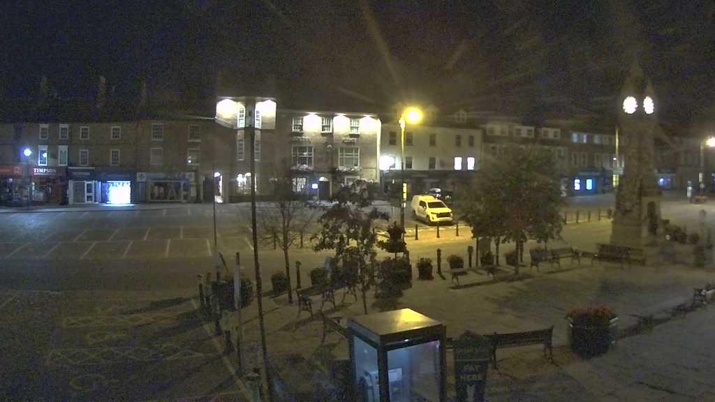 Thirsk webcam overlooking the Market Place